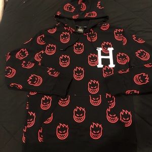 Huf + Spitfire Collab Hoodie Men’s L